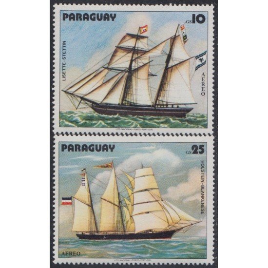 Paraguay A-828/29 1979 Barcos Ships MNH Paraguay A-828/29 1979 Barcos Ships MNH