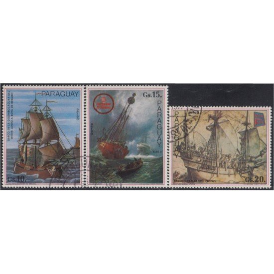 Paraguay A- 772/74 1977 Barcos Ships usados Paraguay A- 772/74 1977 Barcos Ships usados