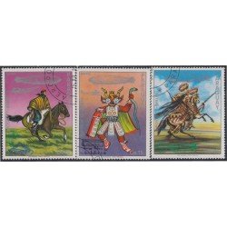 Paraguay A- 763/65 1977 Exposición Luposta 77 usados Paraguay A- 763/65 1977 Exposición Luposta 77 usados