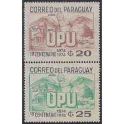 Paraguay A- 691/92 1975 Centenario de UPU MNH Paraguay A- 691/92 1975 Centenario de UPU MNH