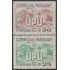 Paraguay A- 691/92 1975 Centenario de UPU MNH