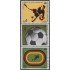 Paraguay A- 655/57 1973 Campeonato Mundial de Fútbol de Alemania 1974 MNH