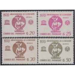 Paraguay A- 578/81 1971 Año Internacional de la Educación MNH Paraguay A- 578/81 1971 Año Internacional de la Educación MNH
