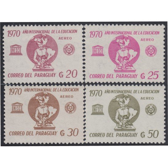 Paraguay A- 578/81 1971 Año Internacional de la Educación MNH