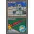 Paraguay A- 546/47 1970 Héroes del espacio Apolo XIII  usados
