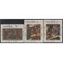 Paraguay A- 485/87 1967 Pinturas de Claude Vignon José de Ribera y Sandro Botticelli MNH