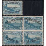 España Spain 789/90 1938 Defensa de Madrid MH España Spain 789/90 1938 Defensa de Madrid MH