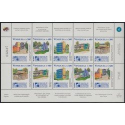 Venezuela 2170/74 MH 2001 25º Aniversario de FEDE Edificios MNH Venezuela 2170/74 MH 2001 25º Aniversario de FEDE Edificios MNH
