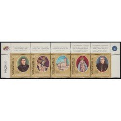 Venezuela 2165/69 2000 Monseñor Dr. Jesús Manuel Jáuregui MNH Venezuela 2165/69 2000 Monseñor Dr. Jesús Manuel Jáuregui MNH