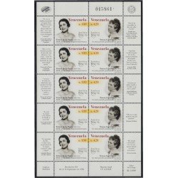 Venezuela 2153/54 MP 1998 Teresa de la Parra y Teresa Carreño MNH Venezuela 2153/54 MP 1998 Teresa de la Parra y Teresa Carreño MNH