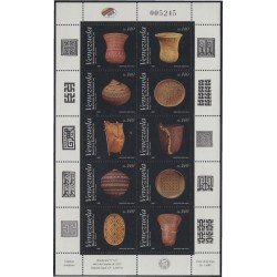 Venezuela Mini Hojita 1952/61 1997 Objetos en cestería Aborígenes venezolanos MNH Venezuela Mini Hojita 1952/61 1997 Objetos en cestería Aborígenes venezolanos MNH