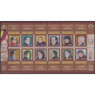 Venezuela 2820/31 2009 Personalidades Bicentenario de la Independencia MNH
