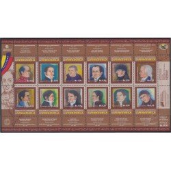 Venezuela 2820/31 2009 Personalidades Bicentenario de la Independencia MNH