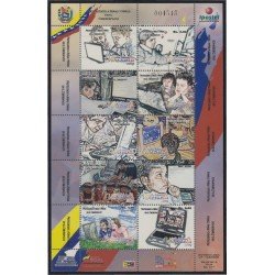 Venezuela 2757/66 2009 Proteger a los niños en el ciberespacio MNH