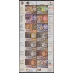 Venezuela 2701/14 2008 Nuevos billetes y monedas venezolanas MNH