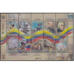 Venezuela 2577/86 2006 Francisco de Miranda patriota venezolano MNH Venezuela 2577/86 2006 Francisco de Miranda patriota venezolano MNH