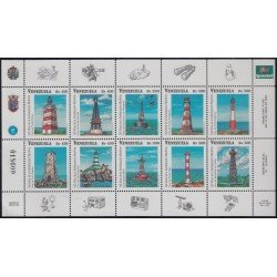 Venezuela 2215/24 2002 160 años de señalización marítima MNH Venezuela 2215/24 2002 160 años de señalización marítima MNH