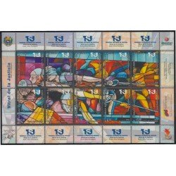 Venezuela 3024/33 2011 Arte Vitral de la Corte Suprema de Venezuela MNH