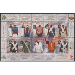 Venezuela 2998/07 2011 Día de la armada Uniformes militares MNH