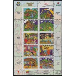 Venezuela 2977/86 2010 Navidad Christmas MNH