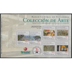 Venezuela 2971/76 2010 Arte 70 Años de la fundación de la Banca Central MNH