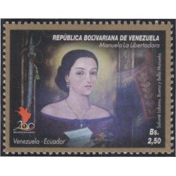 Venezuela 2912 2010 Personalidad Manuela Saénz MNH