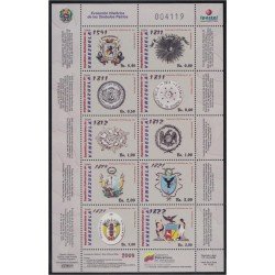 Venezuela 2872/81 2009 Símbolos nacionales Escudos MNH