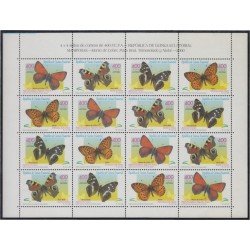 Guinea Ecuatorial 267/70 2000 Minihojita Mariposas Butterflies MNH Guinea Ecuatorial 267/70 2000 Minihojita Mariposas Butterflies MNH