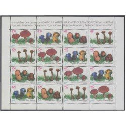 Guinea Ecuatorial 276/79 2001 Micología setas Mushroom MNH Guinea Ecuatorial 276/79 2001 Micología setas Mushroom MNH