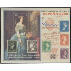 España Spain Emisión Conjunta 2000 Cuba España Exposición Mundial Filatelia HB España Spain Emisión Conjunta 2000 Cuba España Exposición Mundial Filatelia HB