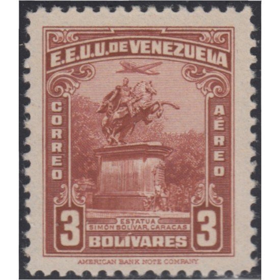 Venezuela A- 244 1947/49 Timbres de 1938/40 Estatua Simón Bolivar Caracas MNH Venezuela A- 244 1947/49 Timbres de 1938/40 Estatua Simón Bolivar Caracas MNH