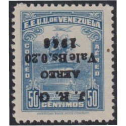 Venezuela A- 221a 1947 Timbres de 1932/40 Junta Revolucionaria de Gobierno Simón Bolívar MNH sb invertida Venezuela A- 221a 1947 Timbres de 1932/40 Junta Revolucionaria de Gobierno Simón Bolívar MNH sb invertida
