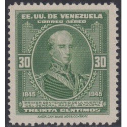 Venezuela A- 212 1946 Generala Rafael Urdaneta MNH Venezuela A- 212 1946 Generala Rafael Urdaneta MNH