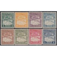 Venezuela  A- 114/21 1938/40 Timbres de 1932 Avión mapa de Venezuela MNH