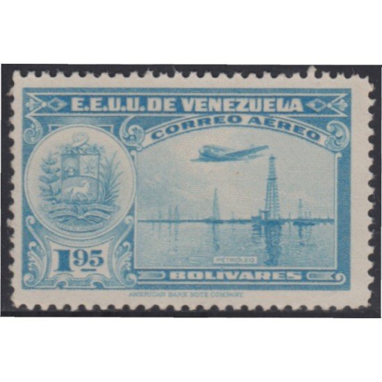 Venezuela A- 90 1938 Serie antigua Grabados Petróleo MNH Venezuela A- 90 1938 Serie antigua Grabados Petróleo MNH