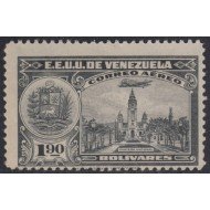 Venezuela  A- 89 1938 Serie antigua Grabados Panteón Nacional MNH