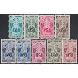 Venezuela A- 546/54 1953 Escudo del Estado de Yaracuy MNH Venezuela A- 546/54 1953 Escudo del Estado de Yaracuy MNH