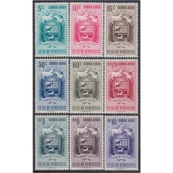 Venezuela A- 510/18 1953 Escudo del Estado de Apure MNH Venezuela A- 510/18 1953 Escudo del Estado de Apure MNH