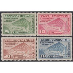 Venezuela A- 368/71 1952 Juegos deportivos sudamericanos en Caracas MNH Venezuela A- 368/71 1952 Juegos deportivos sudamericanos en Caracas MNH