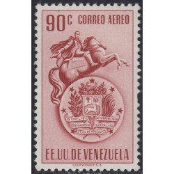Venezuela A- 367A 1951 Estatua de Bolívar Escudo de Venezuela MNH Venezuela A- 367A 1951 Estatua de Bolívar Escudo de Venezuela MNH