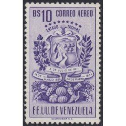 Venezuela A- 348C 1951 Escudo del Estado de Táchira MNH Venezuela A- 348C 1951 Escudo del Estado de Táchira MNH