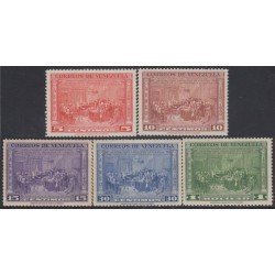 Venezuela A- 305/09 1950 Bicentenario del nacimiento del Gral. Francisco de Miranda MNH Venezuela A- 305/09 1950 Bicentenario del nacimiento del Gral. Francisco de Miranda MNH