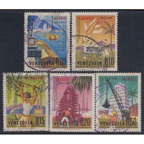 Venezuela  A- 800/04 1964 Exposición Nacional de Industria usados