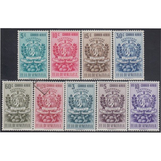 Venezuela A- 345A/48C 1951 Escudo del Estado de Táchira MH Venezuela A- 345A/48C 1951 Escudo del Estado de Táchira MH