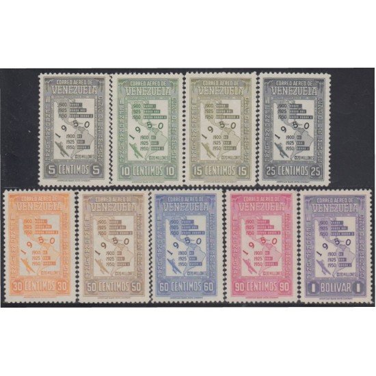 Venezuela A- 296/04 1950 Censo Nacional MH Venezuela A- 296/04 1950 Censo Nacional MH