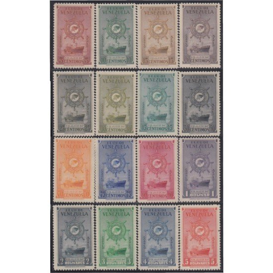 Venezuela A- 250/65 1948/50 Fundación de la Flota Mercante de la Grande Colombia MH Venezuela A- 250/65 1948/50 Fundación de la Flota Mercante de la Grande Colombia MH