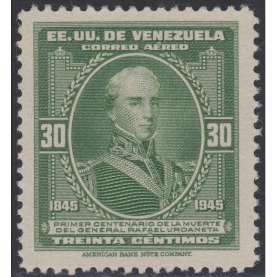 Venezuela A- 212 1946 Generala Rafael Urdaneta MH Venezuela A- 212 1946 Generala Rafael Urdaneta MH