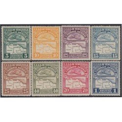 Venezuela A- 114/21 1938/40 Timbres de 1932 Avión mapa de Venezuela MH Venezuela A- 114/21 1938/40 Timbres de 1932 Avión mapa de Venezuela MH