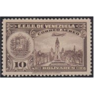 Venezuela  A- 95 1938 Serie antigua Grabados Panteón Nacional MH