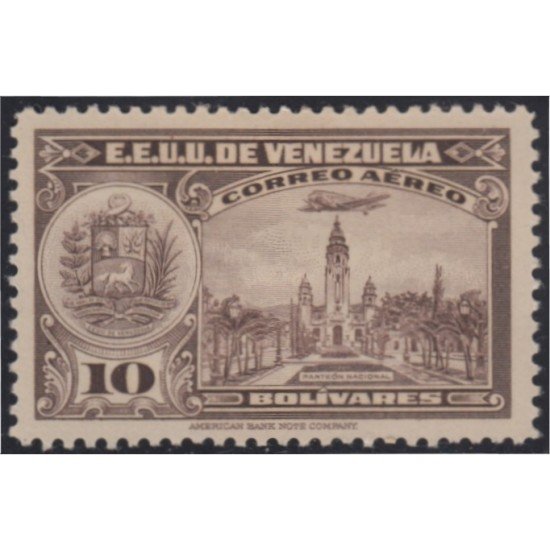 Venezuela A- 95 1938 Serie antigua Grabados Panteón Nacional MH Venezuela A- 95 1938 Serie antigua Grabados Panteón Nacional MH
